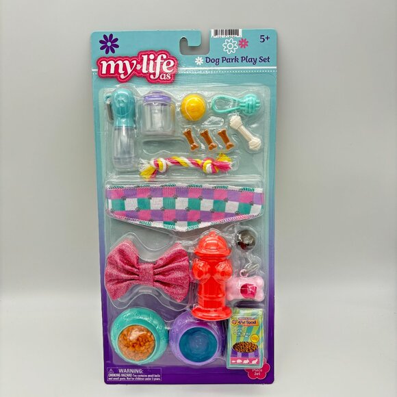 My Life As Dog Park Play Set for 18 Inch Dolls, Kids Accessories Pet Toy NEW - Picture 1 of 2
